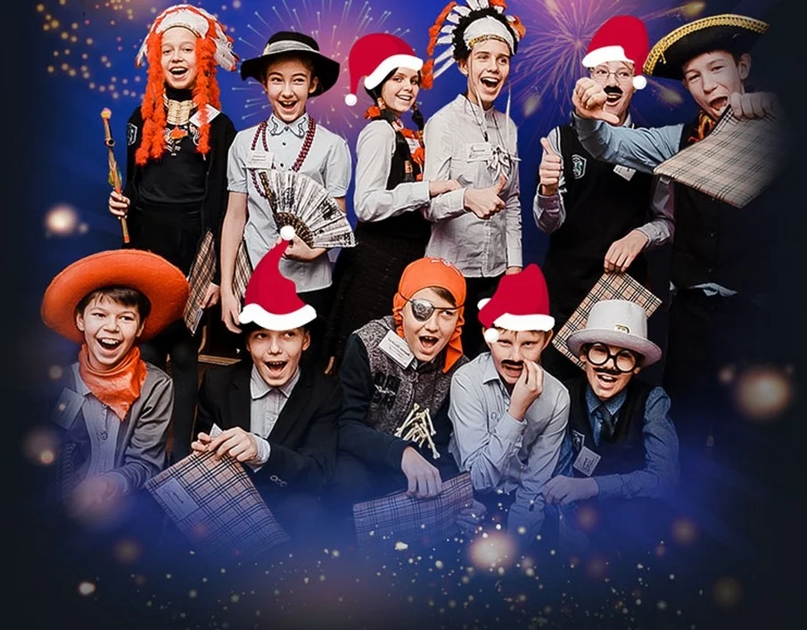 Новый год в школе в Твери.